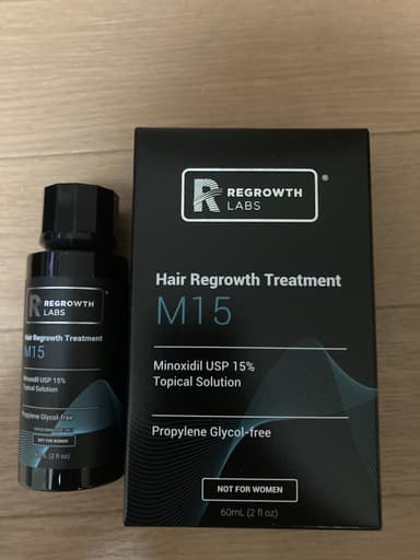 [REGROWTH LABS]リグロースラボ M15(ミノキシジル15％) 【1本60ml】 レビュー投稿画像 サムネイル