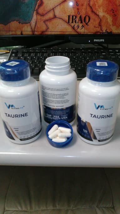 [VitalMe]バイタルミー タウリン600mg 【1本120カプセル】 レビュー投稿画像 サムネイル