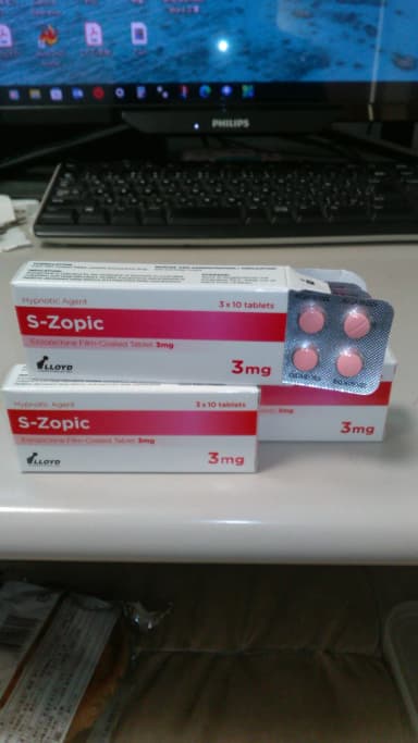 [ルネスタジェネリック]エスゾピック3mg 【1箱30錠】 レビュー投稿画像 サムネイル