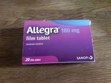 アレグラ(Allegra)180mg 【1箱20錠】 レビュー投稿画像 サムネイル
