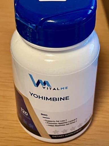 [VitalMe]バイタルミー ヨヒンビン5mg 【1本120カプセル】 レビュー投稿画像 サムネイル