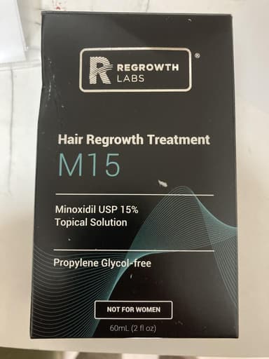 [REGROWTH LABS]リグロースラボ M15(ミノキシジル15％) 【1本60ml】 レビュー投稿画像 サムネイル
