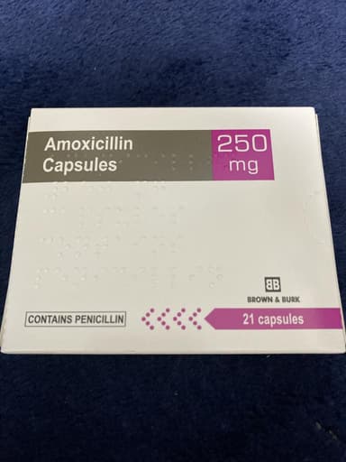 [サワシリンジェネリック]アモキシシリン250mg 【1箱21カプセル】 レビュー投稿画像 サムネイル