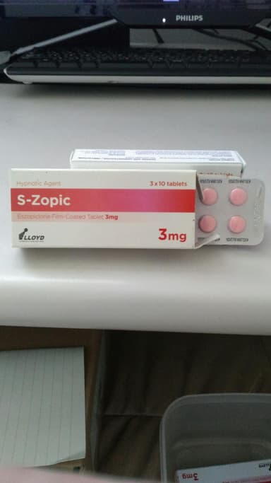 [ルネスタジェネリック]エスゾピック3mg 【1箱30錠】 レビュー投稿画像 サムネイル