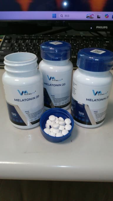 [VitalMe]バイタルミー メラトニン20mg 【1本120錠】 レビュー投稿画像 サムネイル