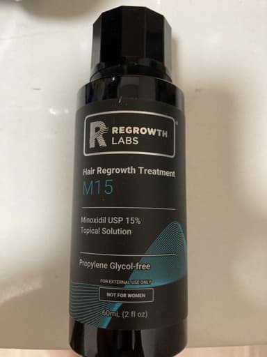 [REGROWTH LABS]リグロースラボ M15(ミノキシジル15％) 【1本60ml】 レビュー投稿画像 サムネイル