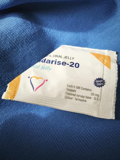 [シアリスジェネリック]タダライズオーラルゼリー20mg 【1箱10袋】 レビュー投稿画像 サムネイル
