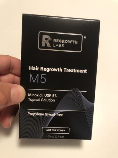 [REGROWTH LABS]リグロースラボ M5(ミノキシジル5％) 【1本60ml】 レビュー投稿画像 サムネイル