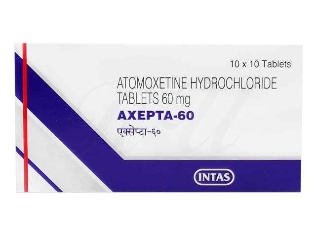 [ストラテラジェネリック]アクセプタ60mg 【1箱100錠】