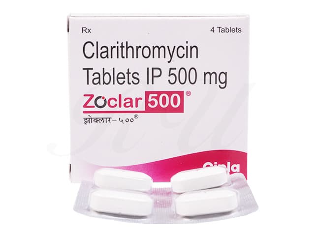 [クラリスジェネリック]ゾクラー500mg 【1箱4錠】