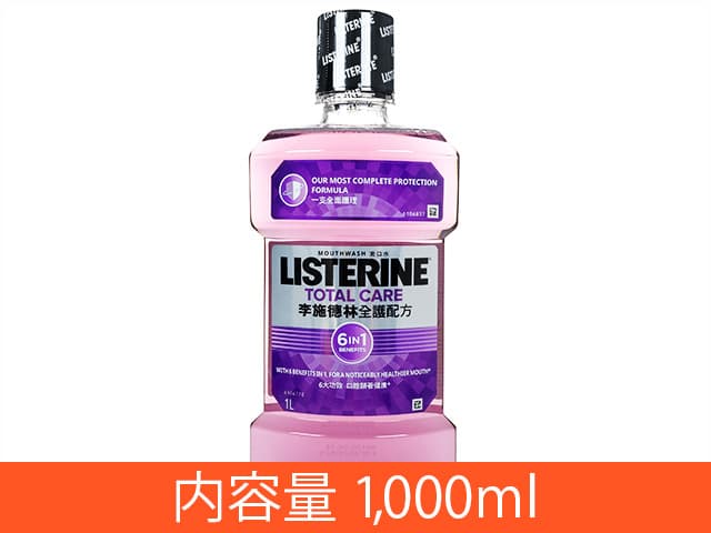 リステリントータルケアNo.6(海外版･フッ素配合) 【1本1000ml】