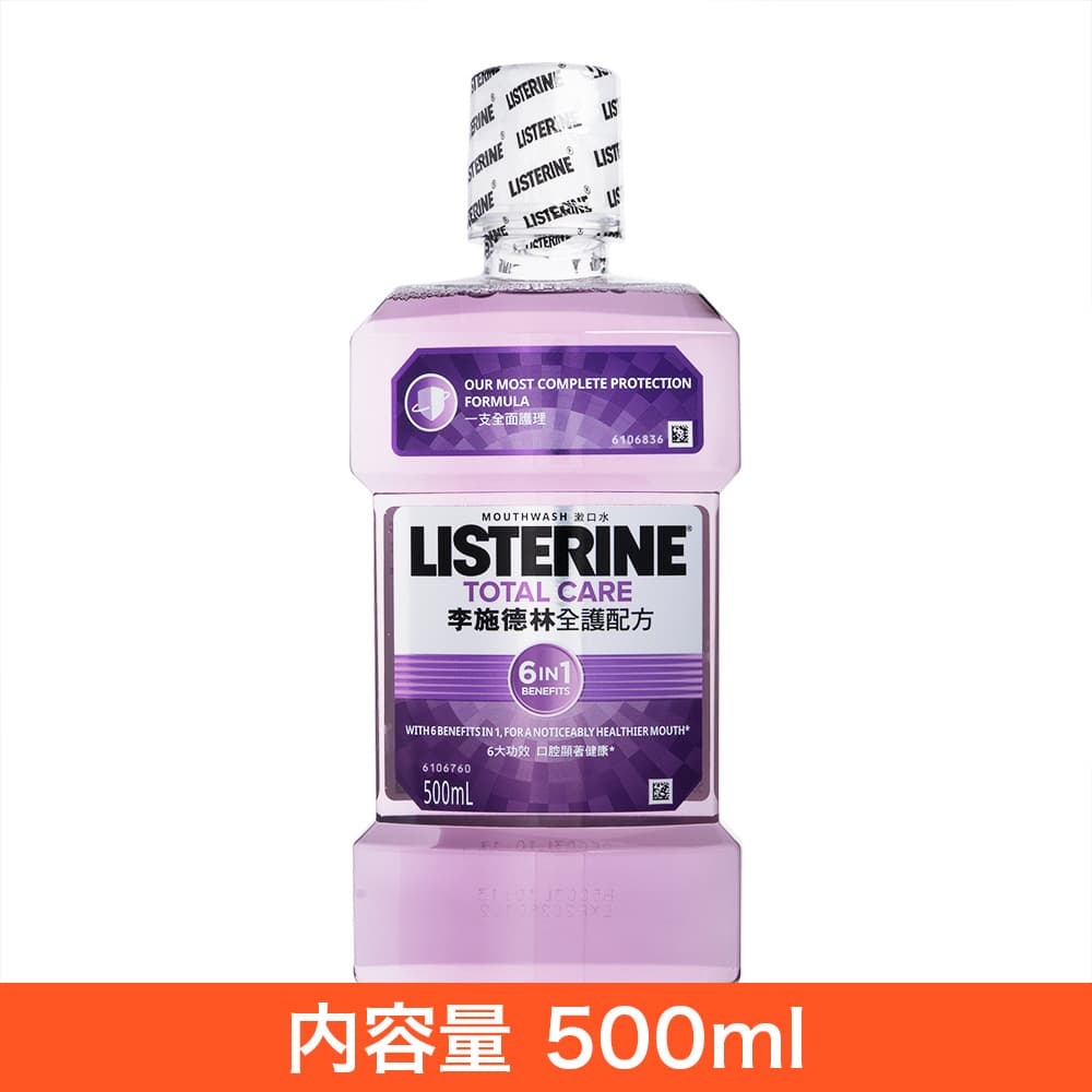 リステリントータルケアNo.6(海外版･フッ素配合) 【1本500ml】