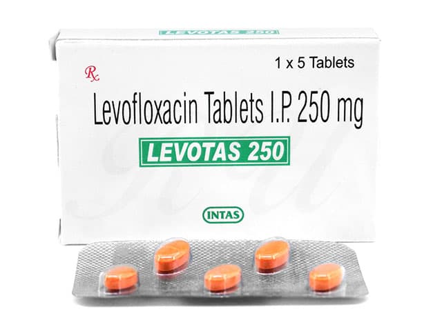 [クラビットジェネリック]レボタス250mg 【1箱5錠】