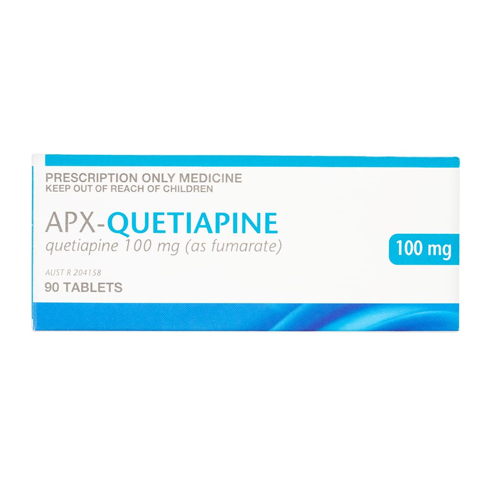 [セロクエルジェネリック]クエチアピン100mg 【1箱90錠】