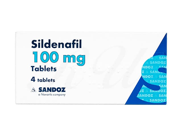 商品画像: [バイアグラジェネリック]シルデナフィル100mg 【1箱4錠】