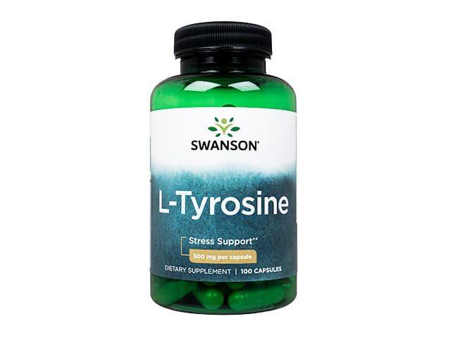 [Swanson]L-チロシン500mg 【1本100錠】