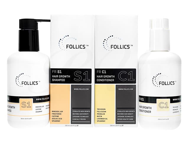[FOLLICS]FRS1 シャンプー＋FRC1 コンディショナー 【各250ml】