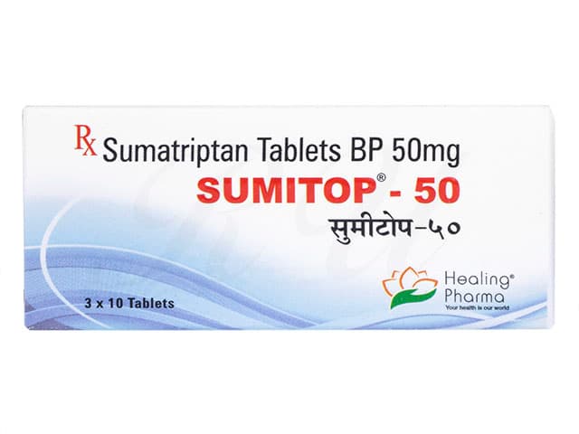 [イミグランジェネリック]スミトップ50mg 【1箱30錠】