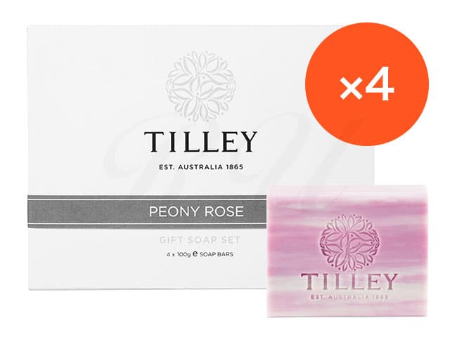 [TILLEY]ソープ(ピオニーローズ) 【100g×4個】