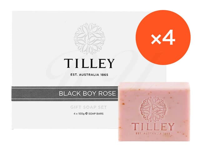 [TILLEY]ソープ(ブラックボーイローズ) 【100g×4個】