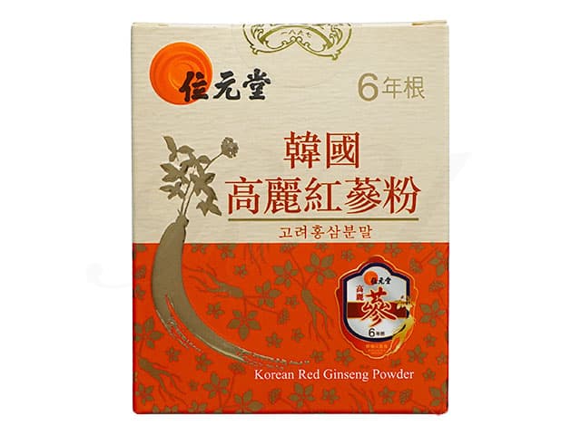 [位元堂]韓国高麗紅参粉(6年根) 【1箱60g】