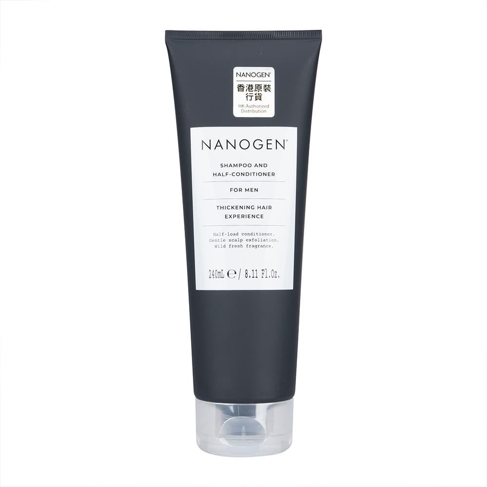 [Nanogen]チッケニングヘアエクスペリエンス・シャンプー＆ハーフコンディショナー(男性用) 【1本240ml】