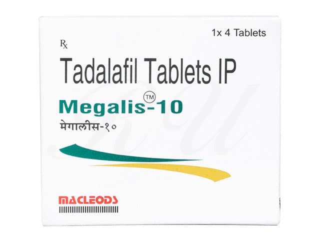 [シアリスジェネリック]メガリス10mg 【1箱4錠】