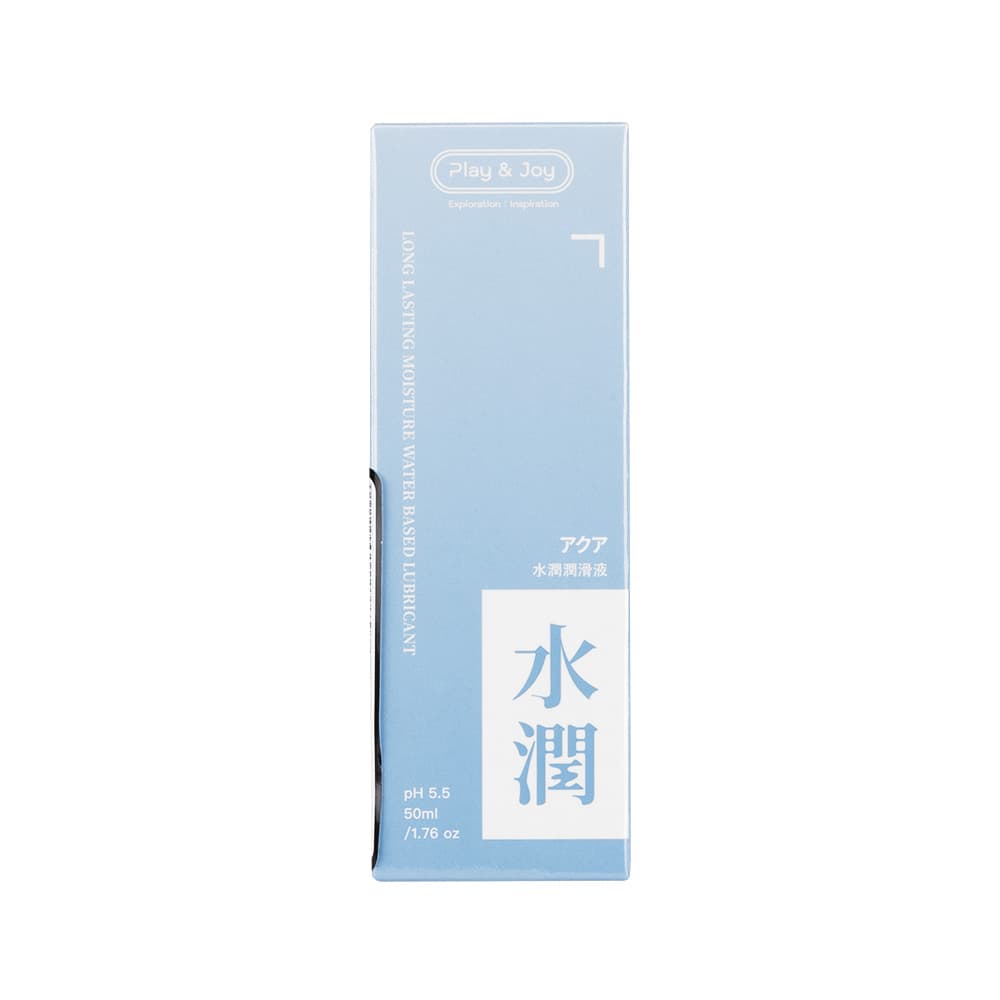 [play & joy]ロングラスティング モイスチャーウォーターベース ルブリカント(アクア) 【1箱50ml】
