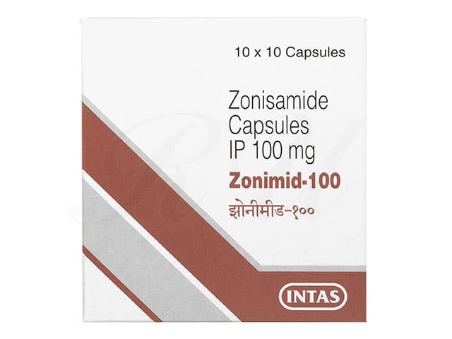 [エクセグランジェネリック]ゾニミド100mg 【1箱100カプセル】