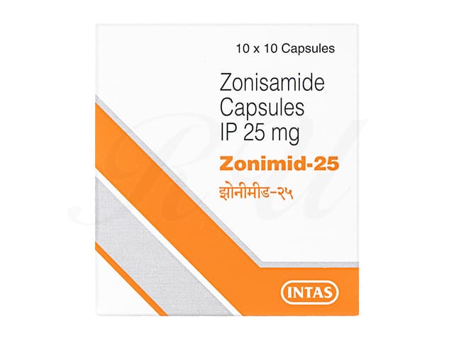 [エクセグランジェネリック]ゾニミド25mg 【1箱100カプセル】
