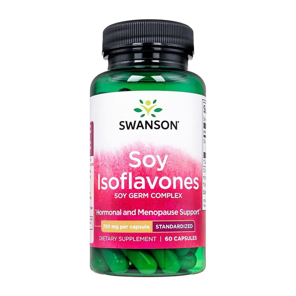 [SWANSON]ソイイソフラボン750mg 【1本60カプセル】