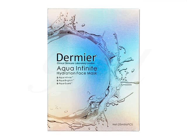[Dermier]アクアインフィニットハイドレーションフェイスマスク 【1箱25ml × 6枚】