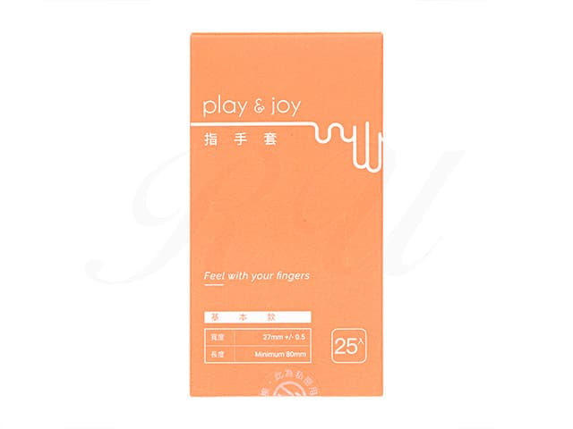 [play & joy]フィンガーコンドーム(スタンダード) 【1箱25個】