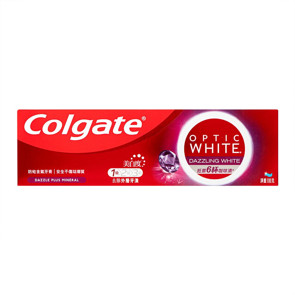 [Colgate]オプティックホワイト ダズリングホワイト 【1箱100g】
