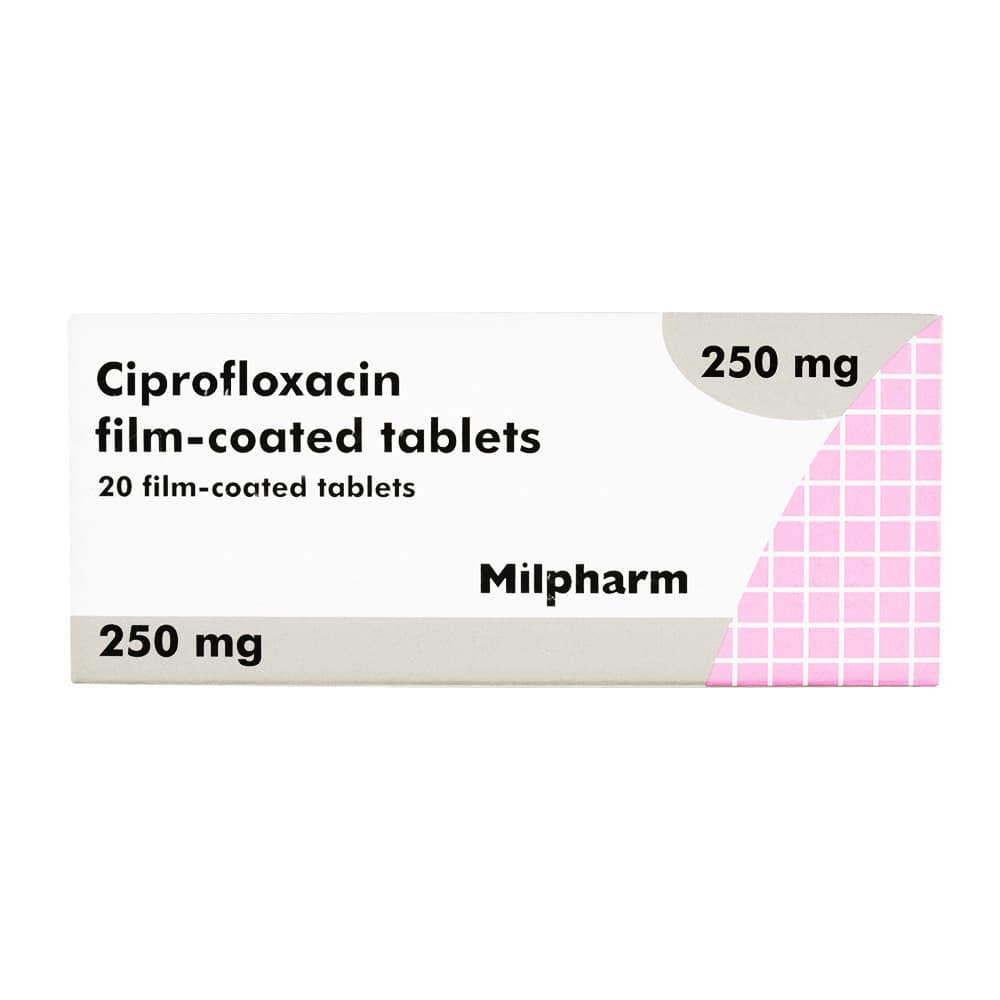 [シプロキサンジェネリック]シプロフロキサシン250mg 【1箱20錠】