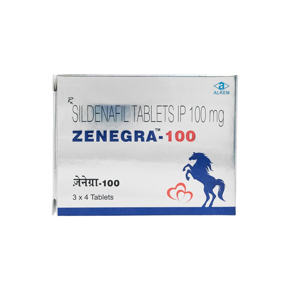 [バイアグラジェネリック]ゼネグラ100mg 【1箱12錠】